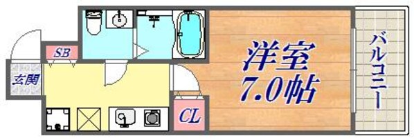 グリーン・ネス神戸駅前の物件間取画像